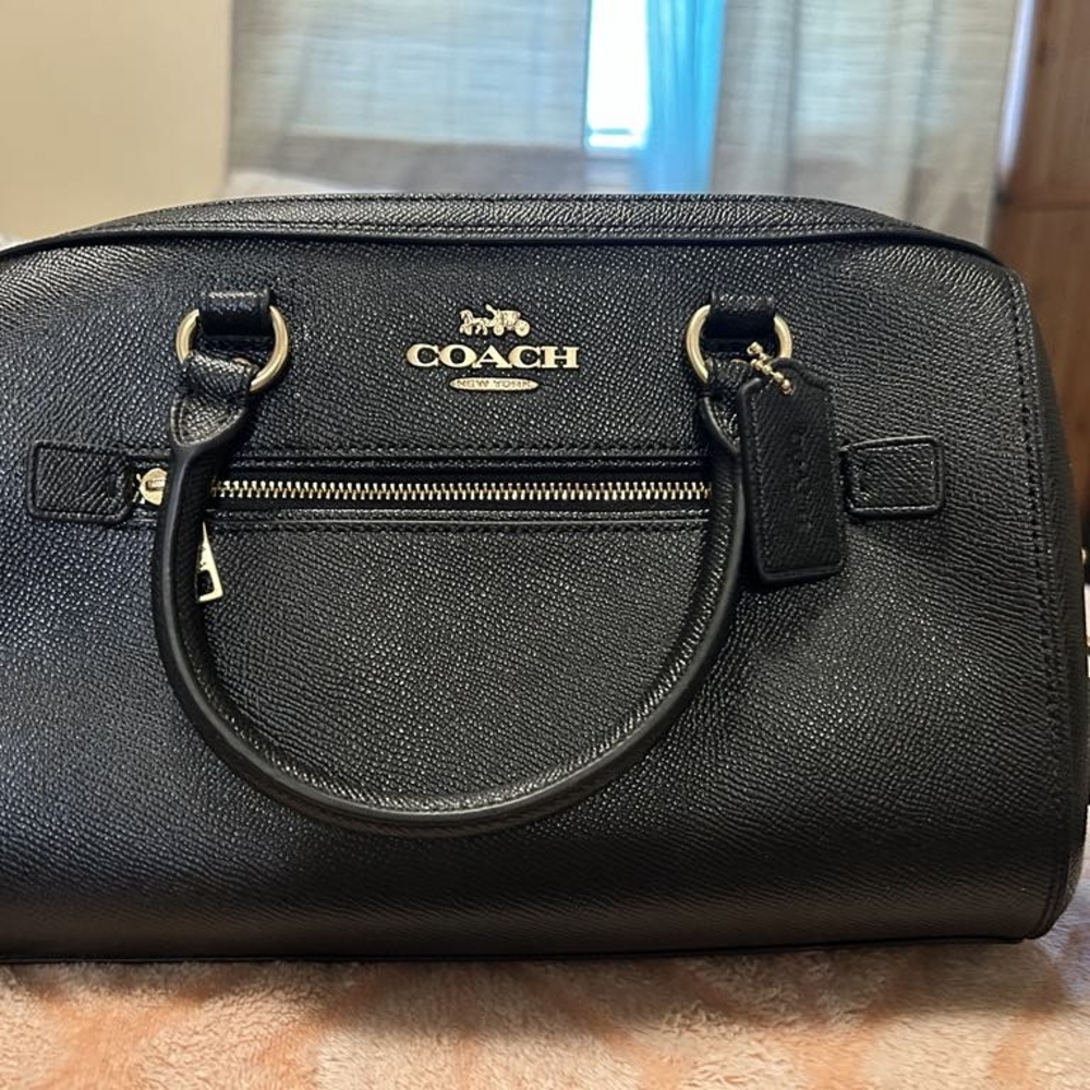 Coach Black Leather Bag